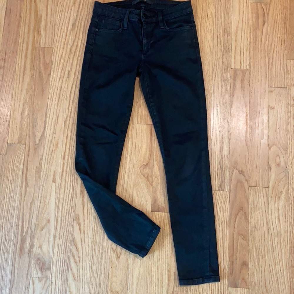 Joes Skinny Ankle Black Jeans Size 26